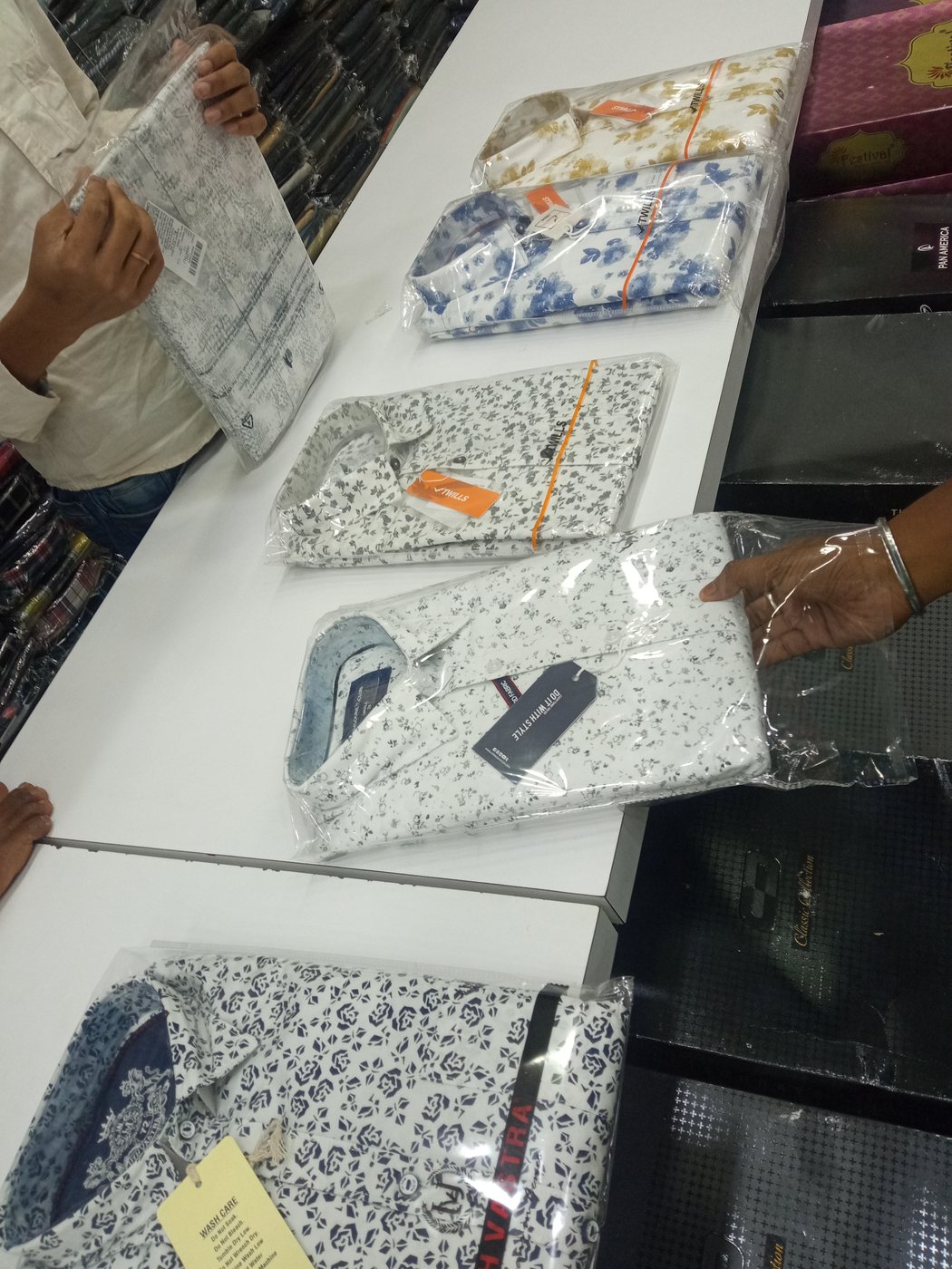 Men's Branded Shirts and Suiting Materials
