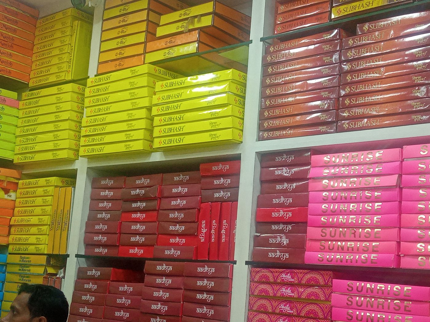 Extensive Silk Sarees Shelves